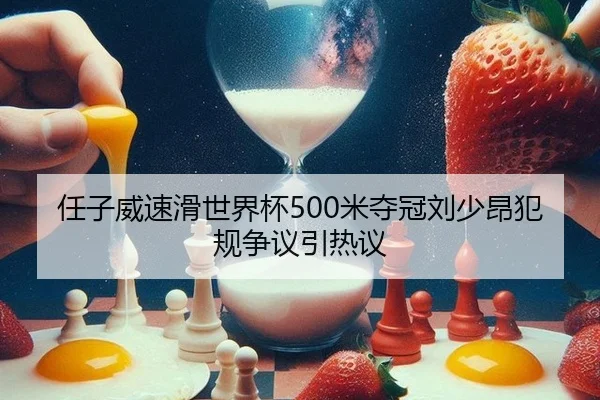 任子威速滑世界杯500米夺冠刘少昂犯规争议引热议