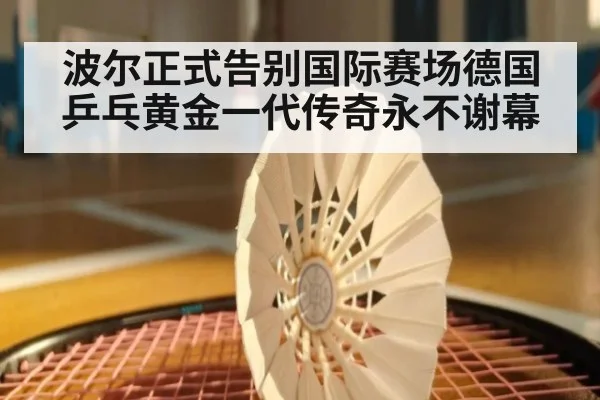 波尔正式告别国际赛场德国乒乓黄金一代传奇永不谢幕